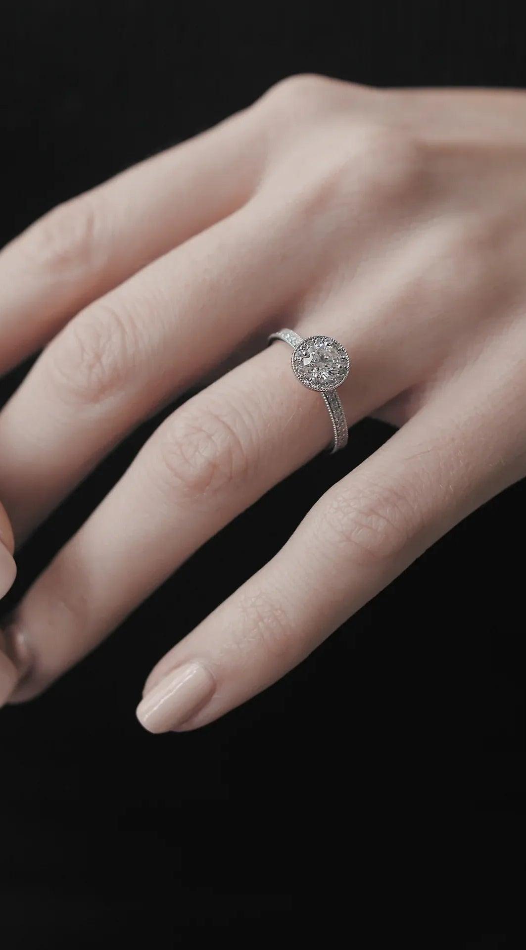 Cher Zircon Promise Ring - ARTSY SILVER