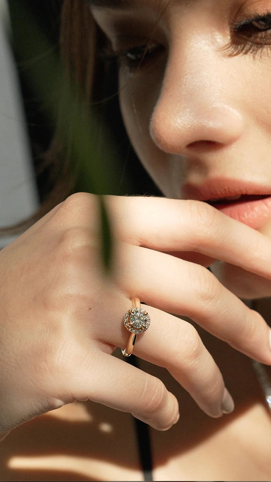 Promise Fancy Zircon Stone Gold Plated Ring - ARTSY SILVER