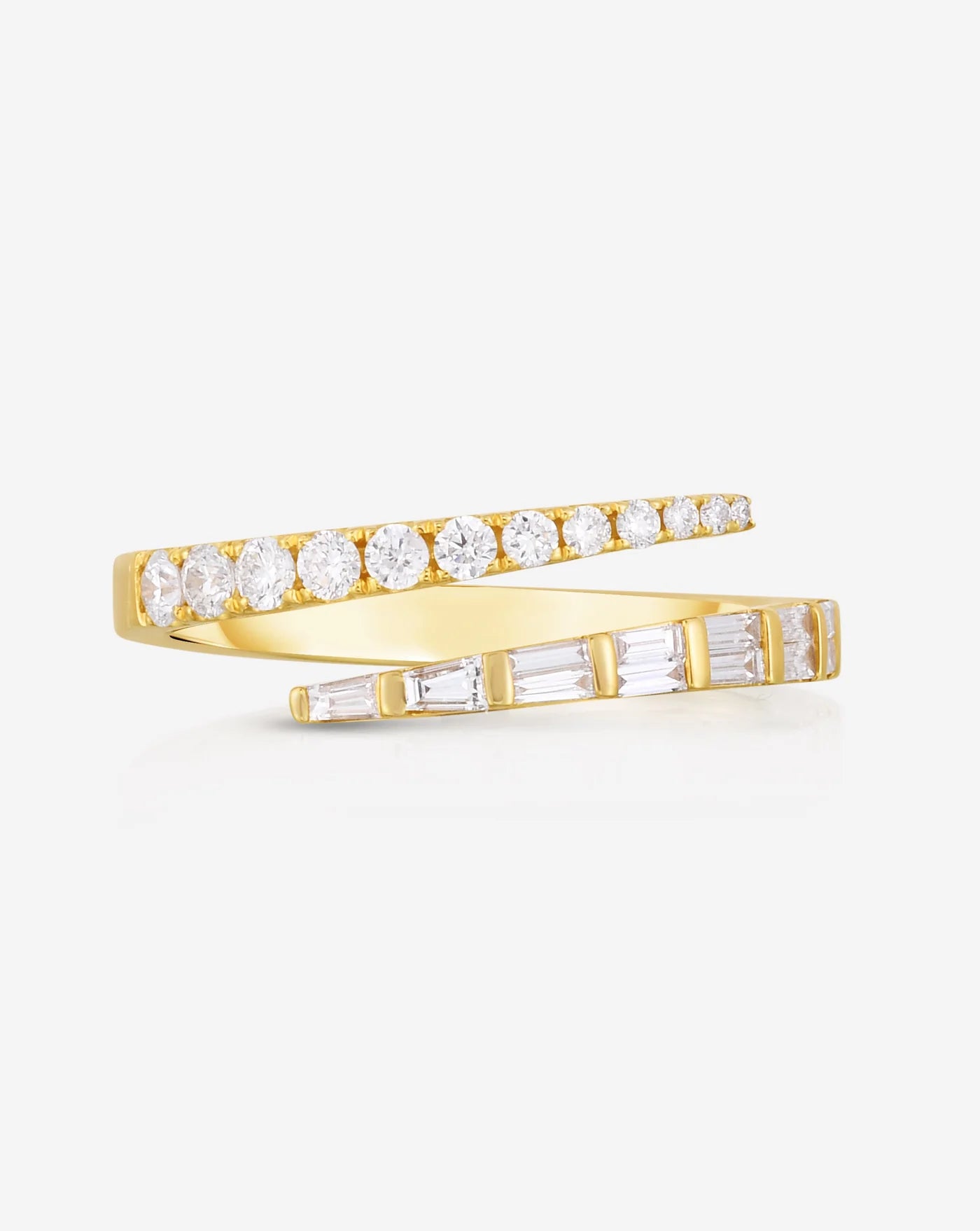 Diva Spark Zircon Ring Gold Plating - ARTSY SILVER