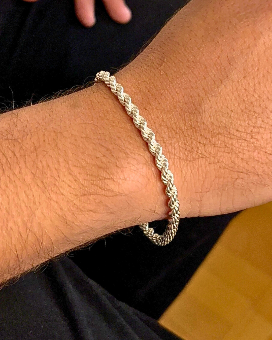 Rope Silver Bracelet