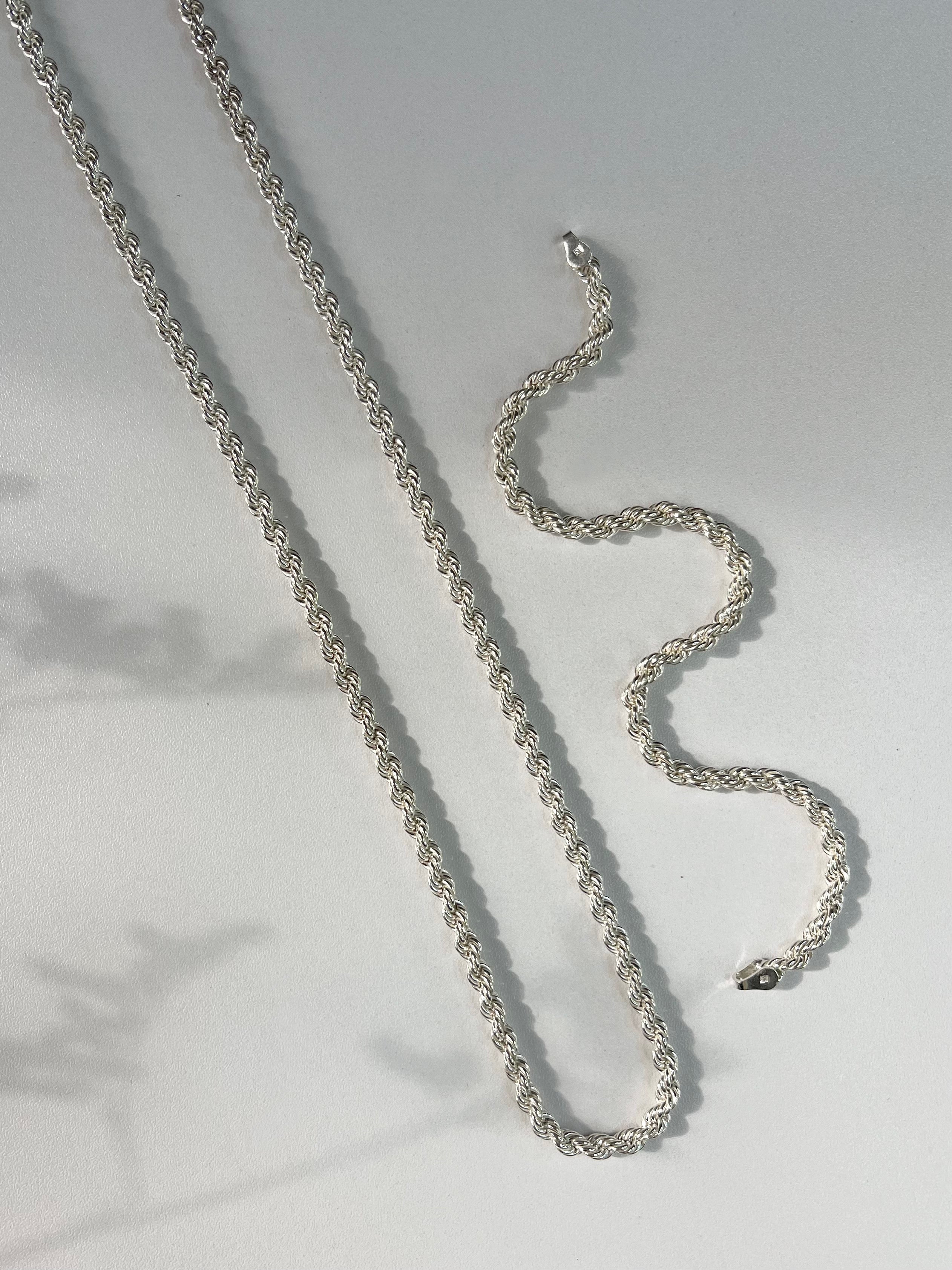 Rope Silver Bracelet - ARTSY SILVER