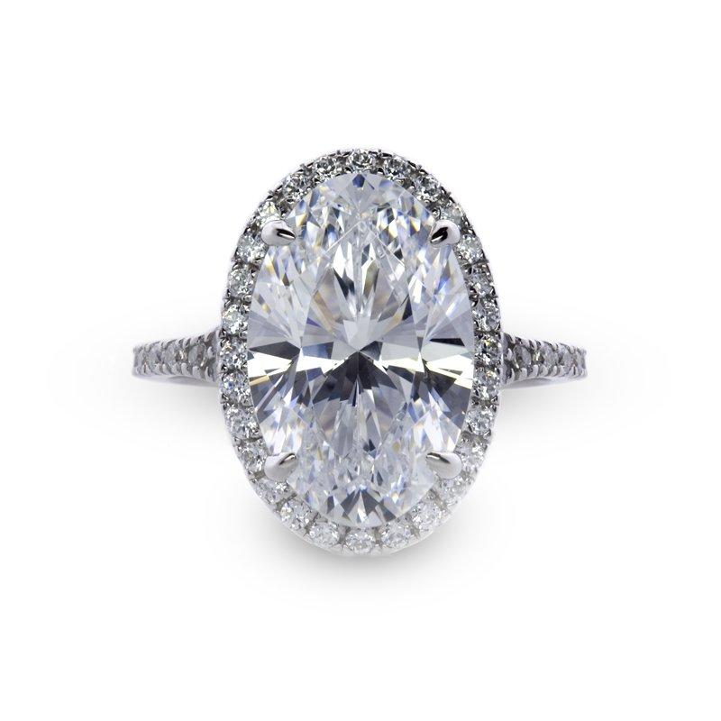 Solitaire White Zircon Ring