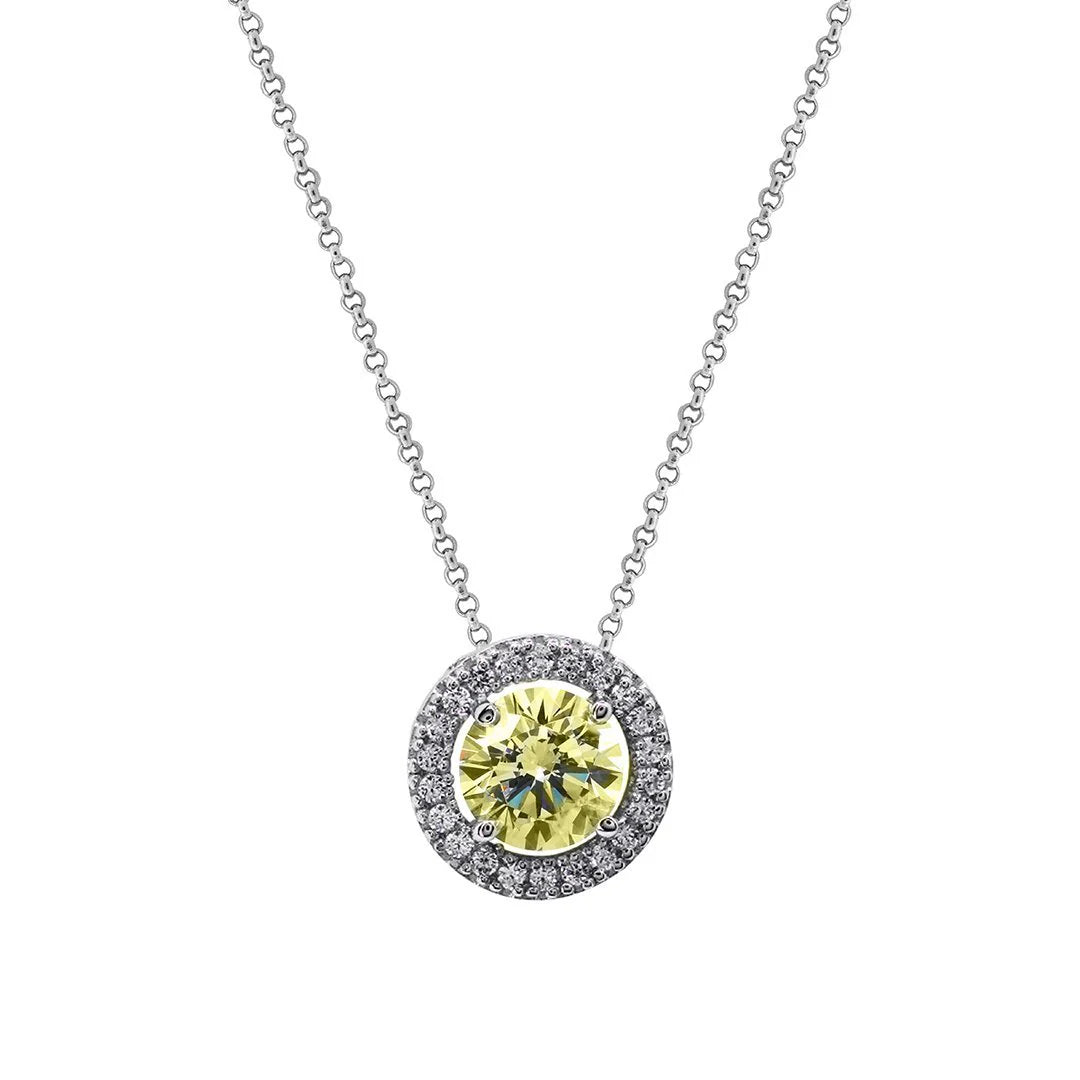 Sweet Dreams Yellow Zircon Necklace