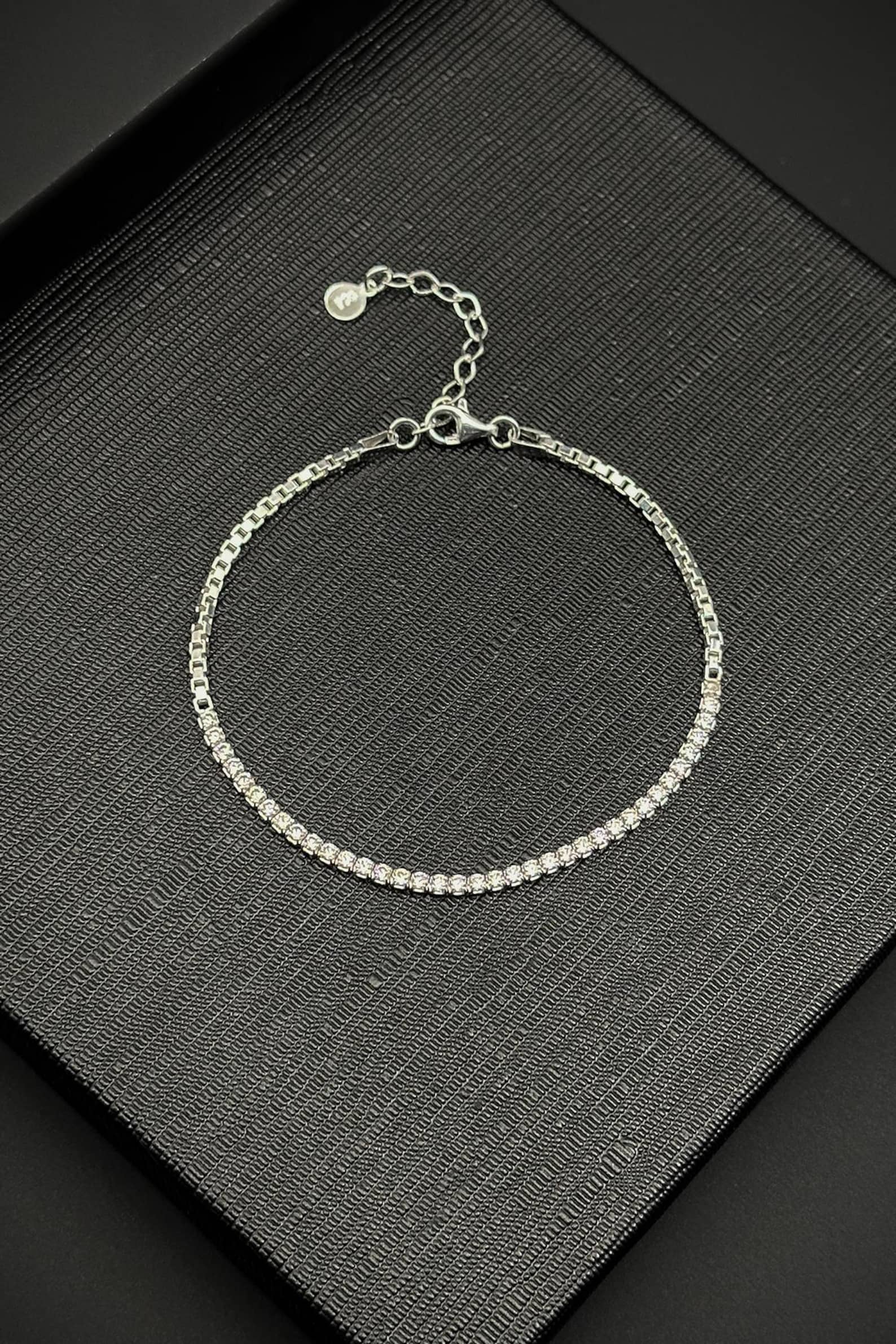 Men’s Box Tennis Bracelet