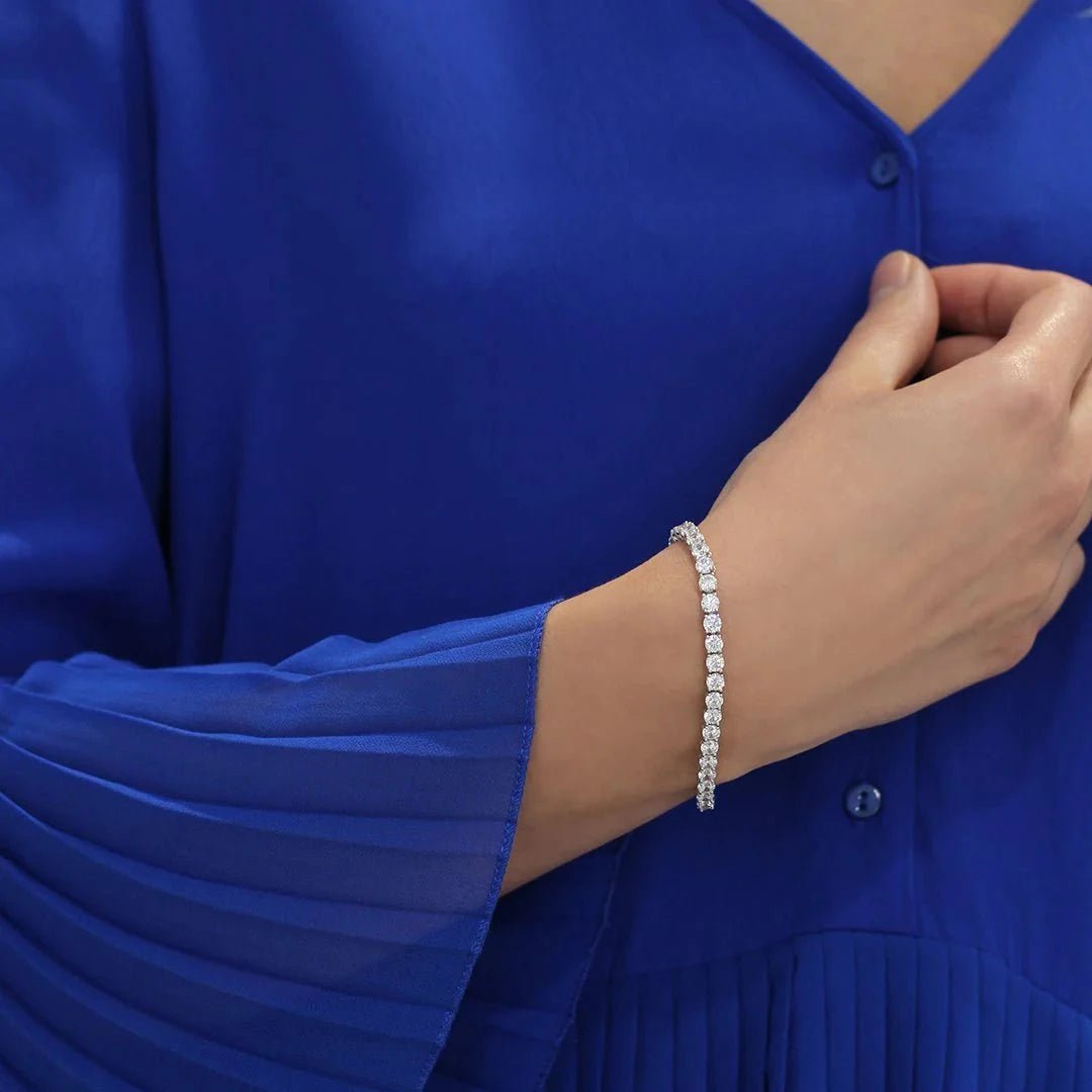 5mm Tennis Bracelet Silver - ARTSY SILVER