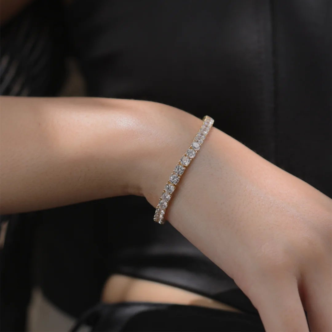 5mm Tennis Bracelet Silver - ARTSY SILVER