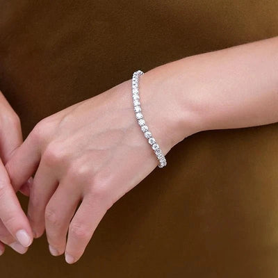 5mm Tennis Bracelet Silver - ARTSY SILVER