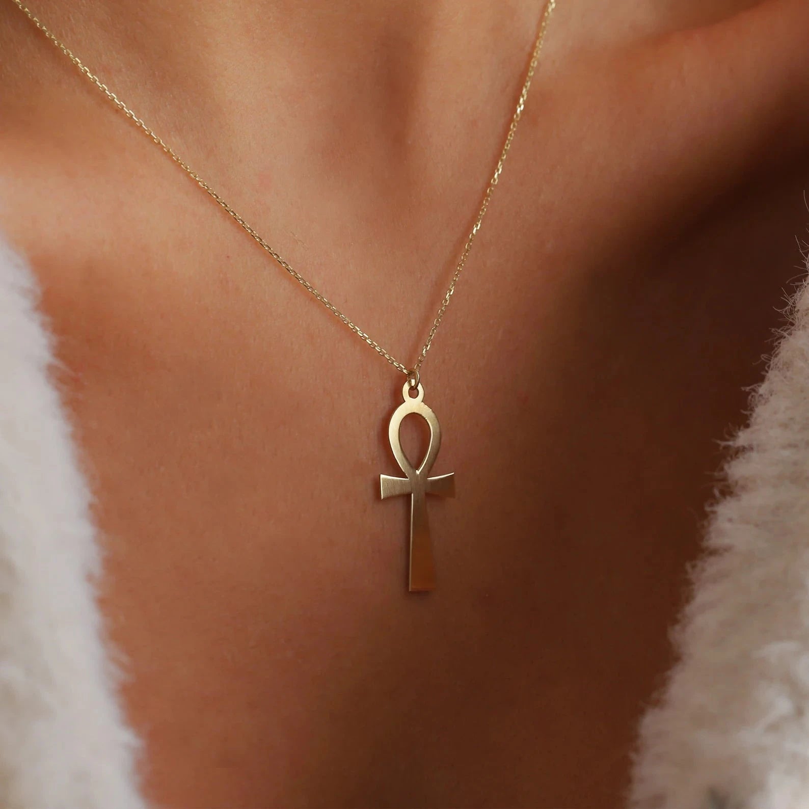 The Good Luck Ankh Necklace - ARTSY SILVER