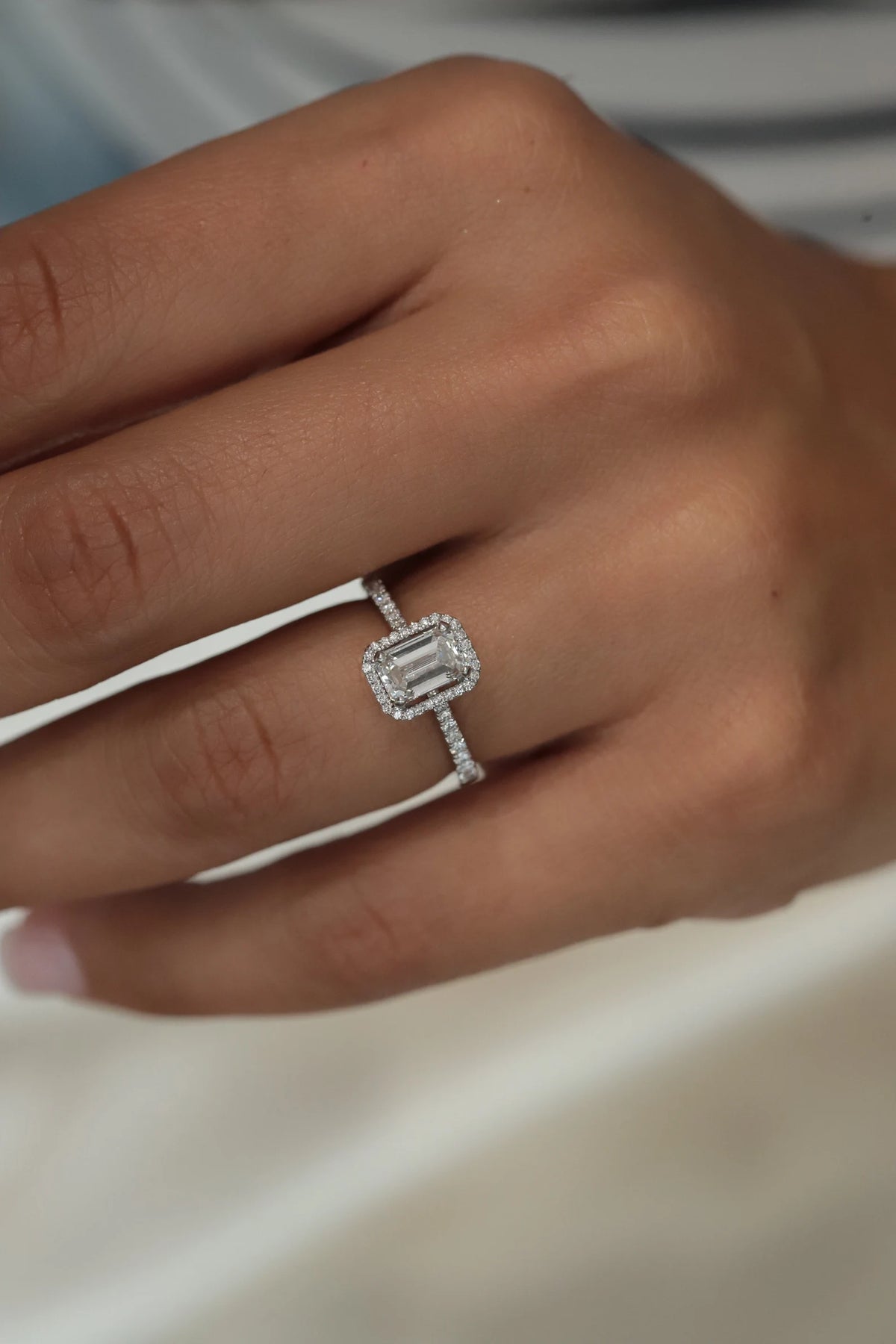 Soft & Bold Zircon Ring - ARTSY SILVER