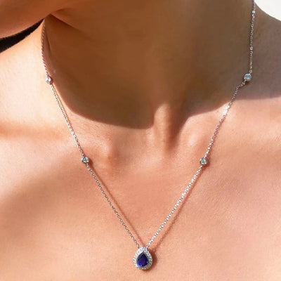 Dusk Till Dawn Necklace & Earrings Set - ARTSY SILVER